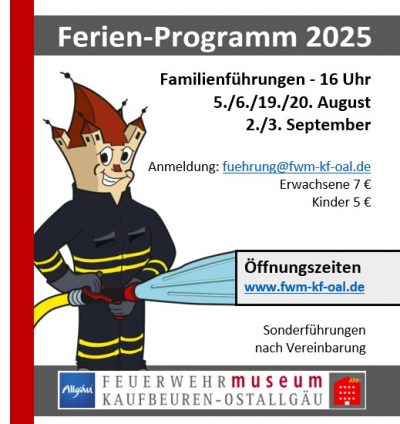 Ferienprogramm im Feuerwehrmuseum